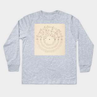 Haydn | Choral | Circular score, original manuscript Kids Long Sleeve T-Shirt